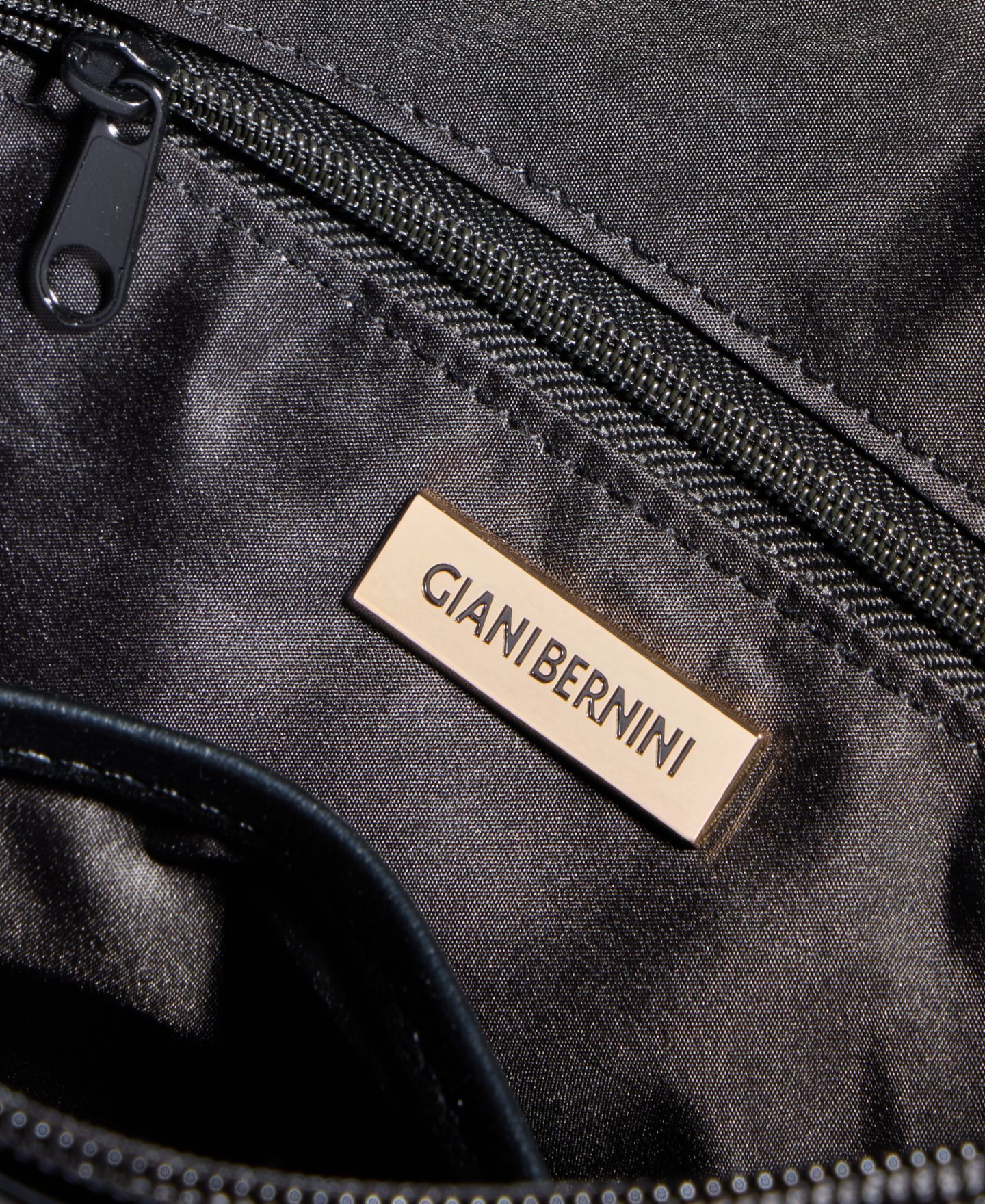 Женская сумка Giani Bernini Small Quilted North South Crossbody, цвет: Чёрный — фото 5