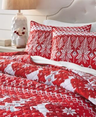 Fair Isle 4-Pc. Quilt Bag Set, King, Exclusively for Macy's