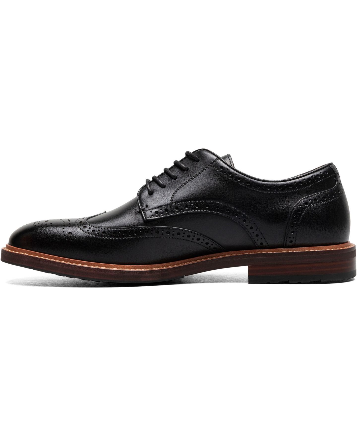 Мужские оксфорды Florsheim Anthem с брогированным мысом, цвет: Чёрный — фото 6