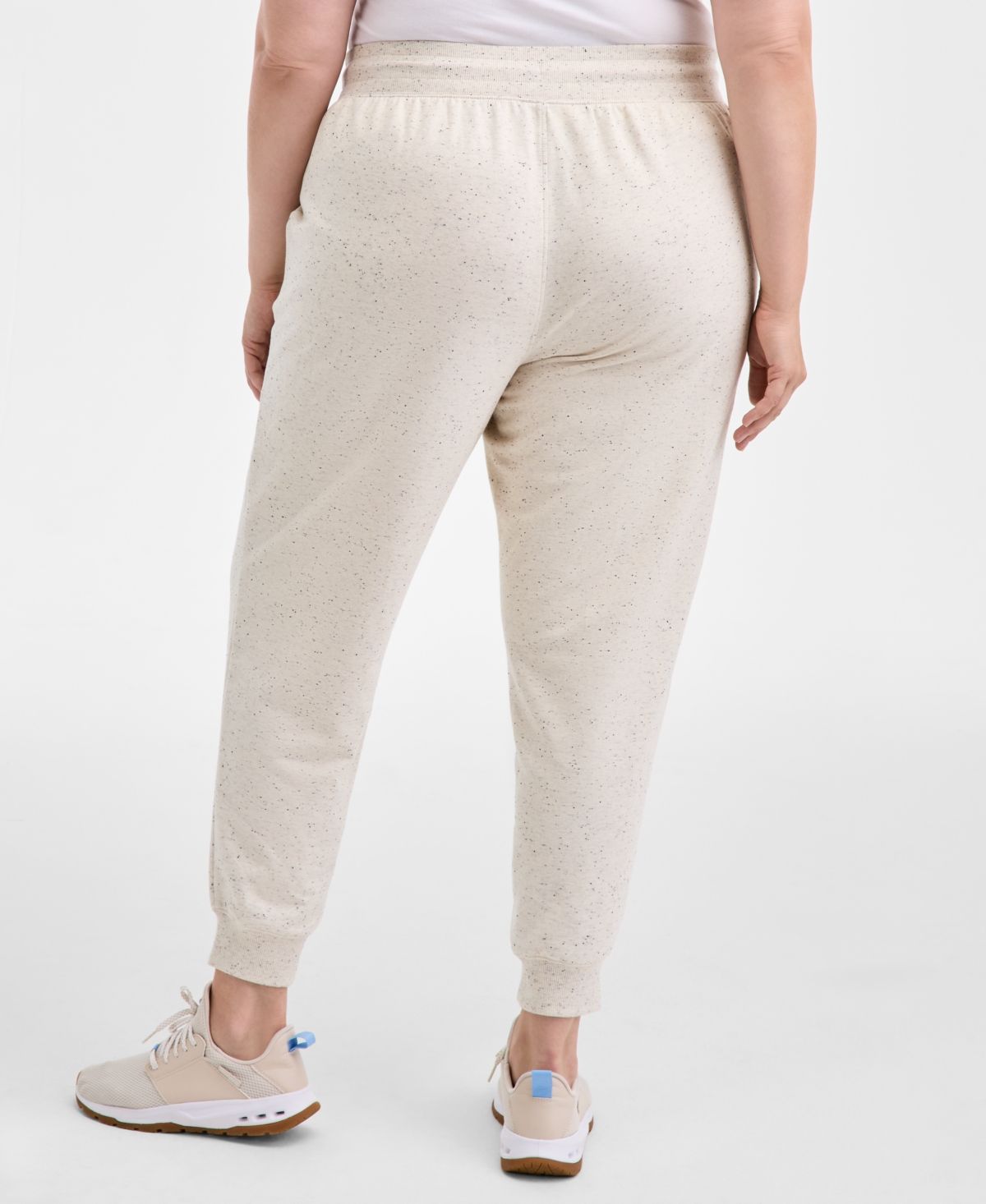 Id Ideology Plus Size Neppy Fleece Jogger Pants, Macy's Exclusive