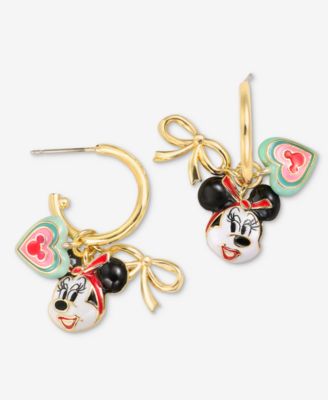 Disney | Macy's Minnie Mouse Huggies Earrings, Macy's Exclusive