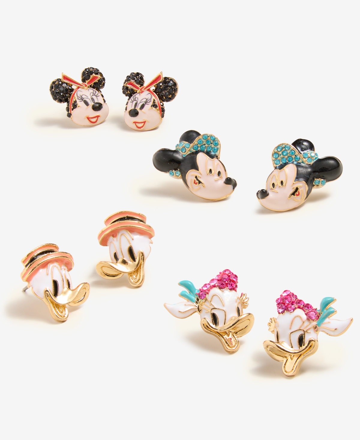 BaubleBar Disney | Macy's Mickey & Friends Earrings, Set of 4, Created for Macy's