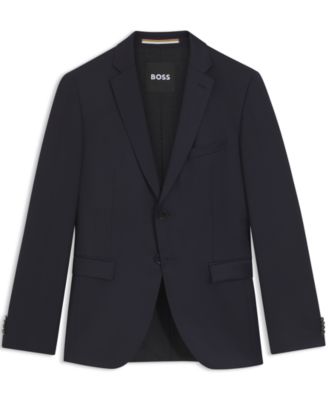 Men's Virgin-Wool Extra-Slim-Fit Suit Jacket