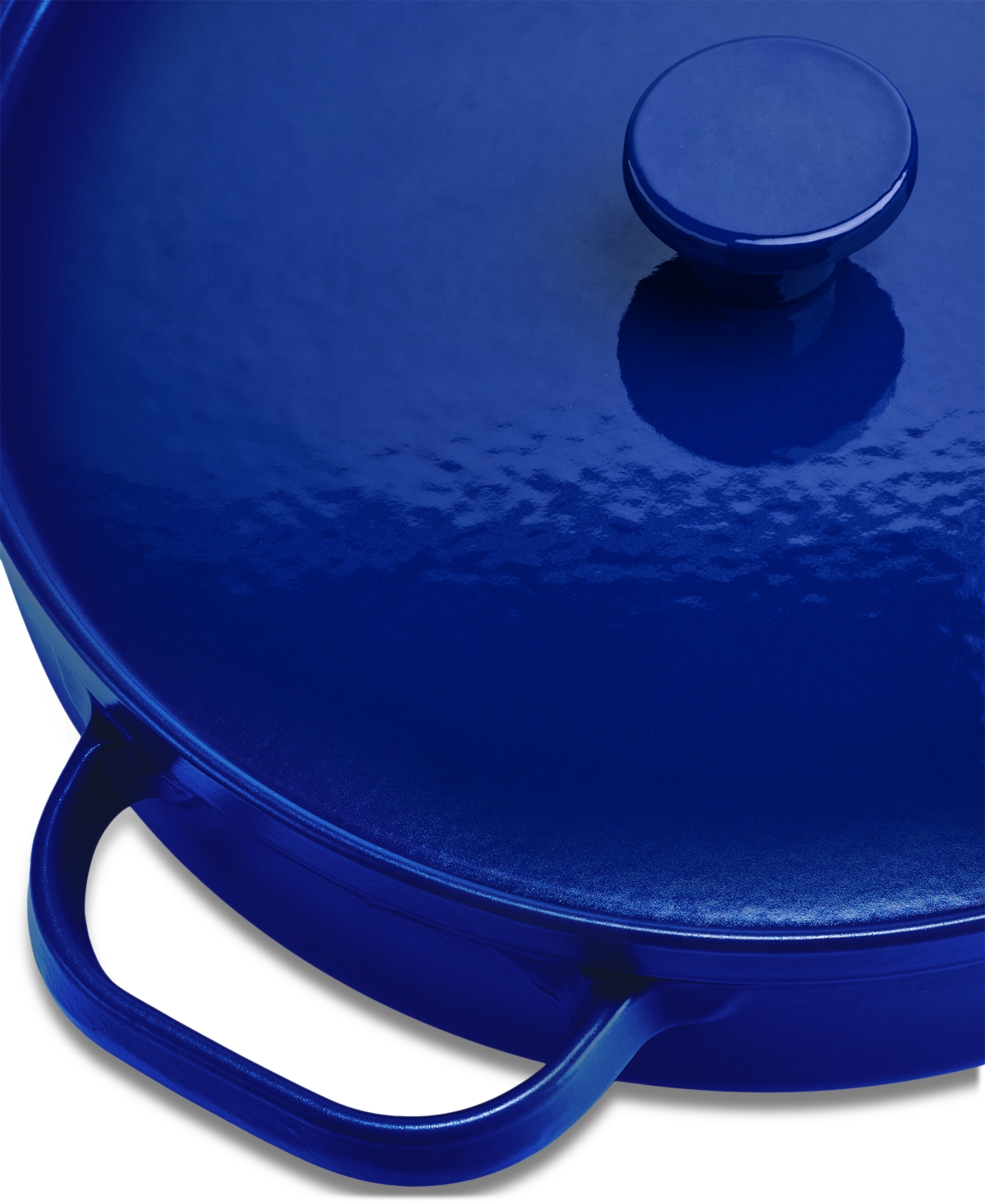 The Cellar Enameled Cast Iron 3.5-Qt. Braiser Blue, Macy's Exclusive