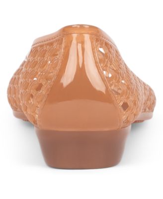 Women's Bestie Caged Ballet Jelly Flats