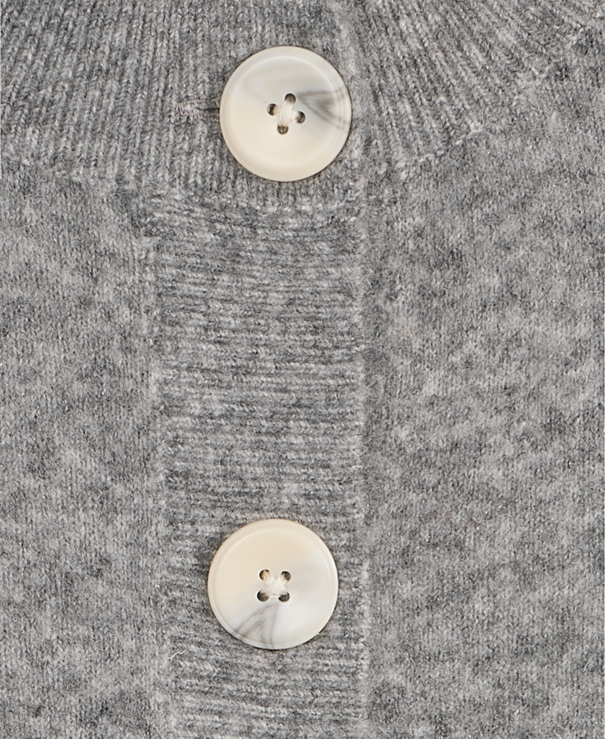 On 34th Women's Brushed Crewneck Cropped Cardigan, Macy's Exclusive In Gray