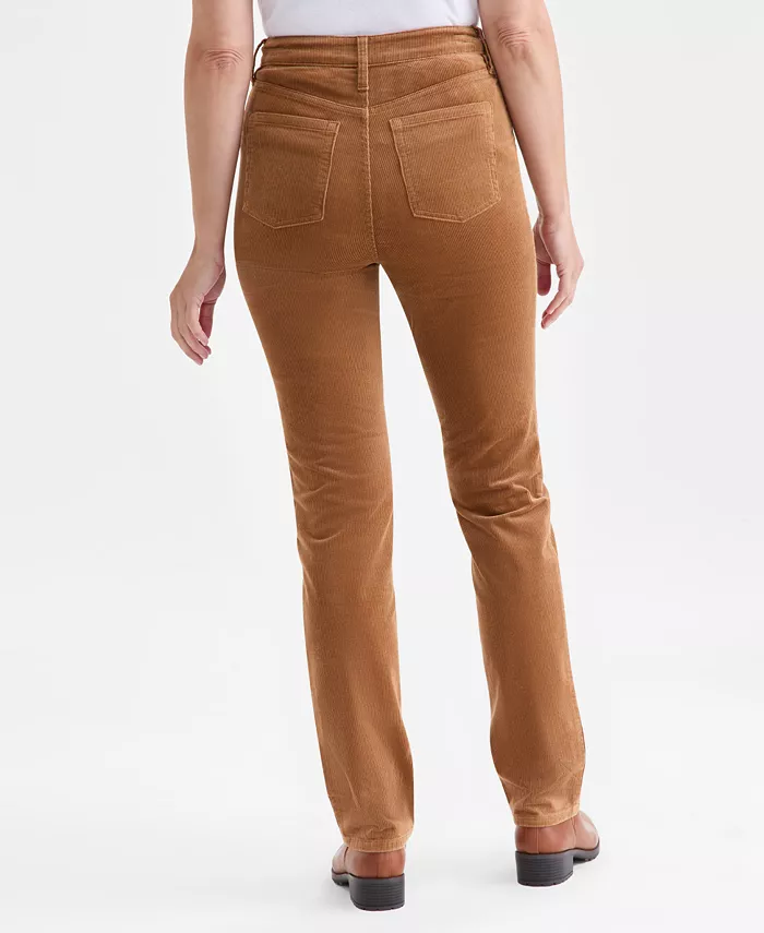 Petite Straight-Leg Corduroy Jeans - thumbnail 6