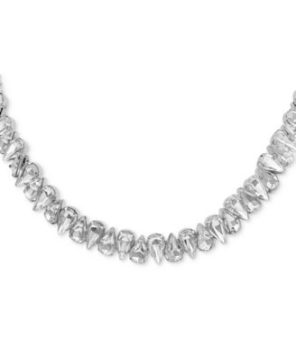 Faceted Crystal Collar Necklace