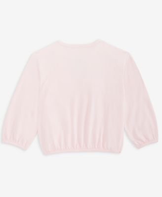 Baby Girls Soft and Cozy Heart Sweatshirt, Macy's Exclusive