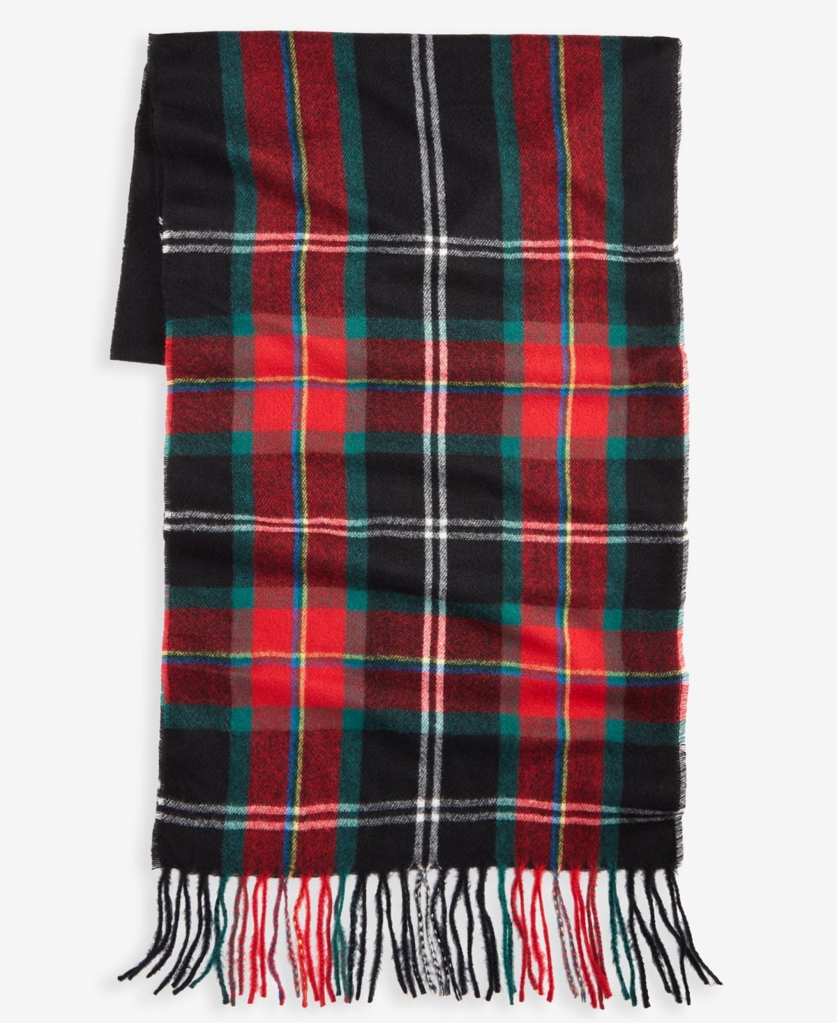 Style & Co Women's Tartan Plaid Scarf, Macy's Exclusive In Red