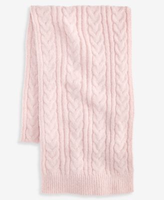 Women's Solid Cable Knit Scarf, Macy's Exclusive 