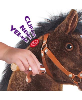 Ride-on Horse Chocolate Model U Size 4 for 4-7 Years
