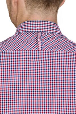 Big & Tall Short Sleeve Graph Check Poplin Shirt