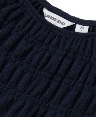 Girls Smocked Long Sleeve Knit Shirt