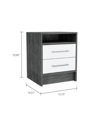 sumyeg Storage Cabinet NightStand End Table