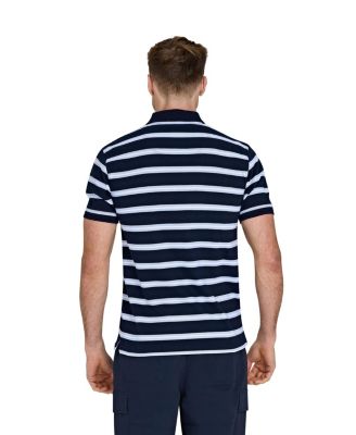 Big & Tall Triple Stripe Birdseye Polo