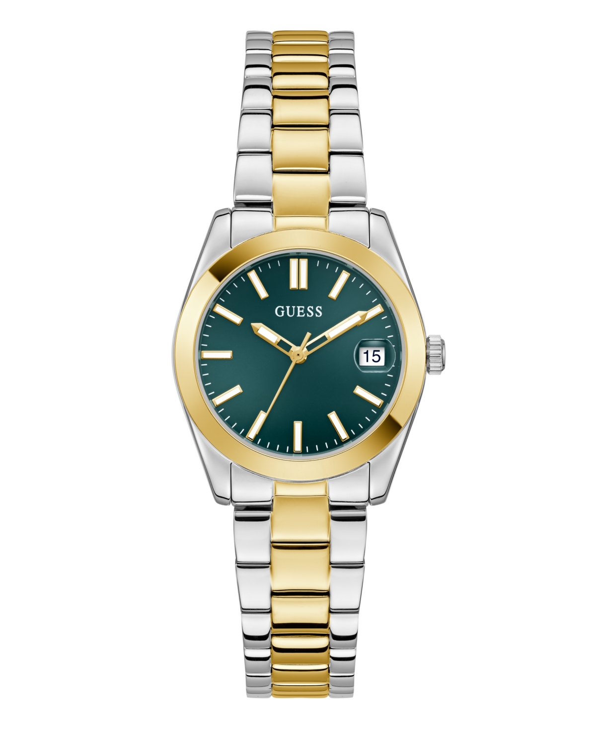 Guess Women's Gold Tone Multi-function Watch, 36mm In Gold