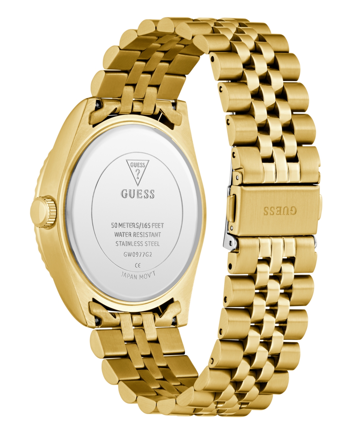 Guess Men's Gold Tone Multi-function Date Watch, 42mm