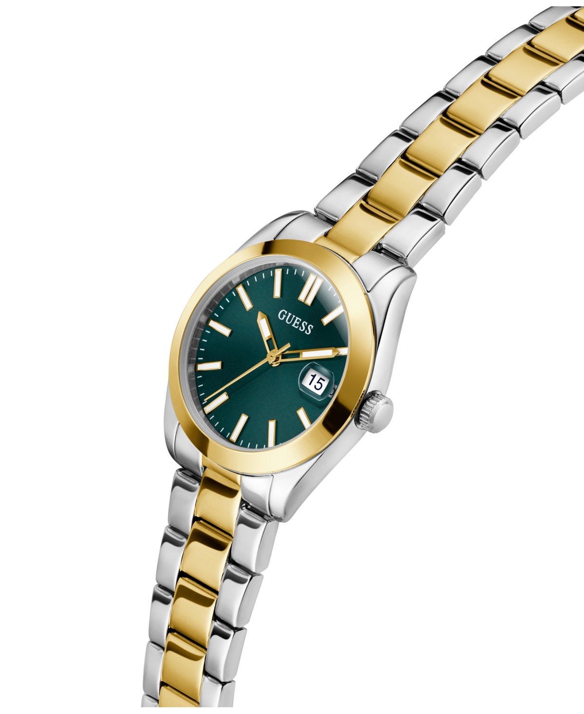 Guess Women's Two-tone Date Watch, 32mm In Multi