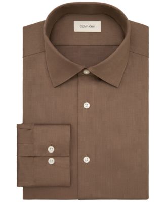 Calvin Klein Men's Steel Plus Slim Fit Dress Shirt