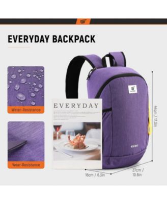 Small Backpack 20L Hiking Backpack Lightweight Travel Daypack for Women Men(Purple)