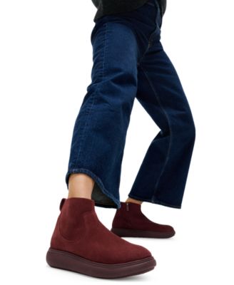 Women's iQ-COMFF Suede Zip Ankle Booties
