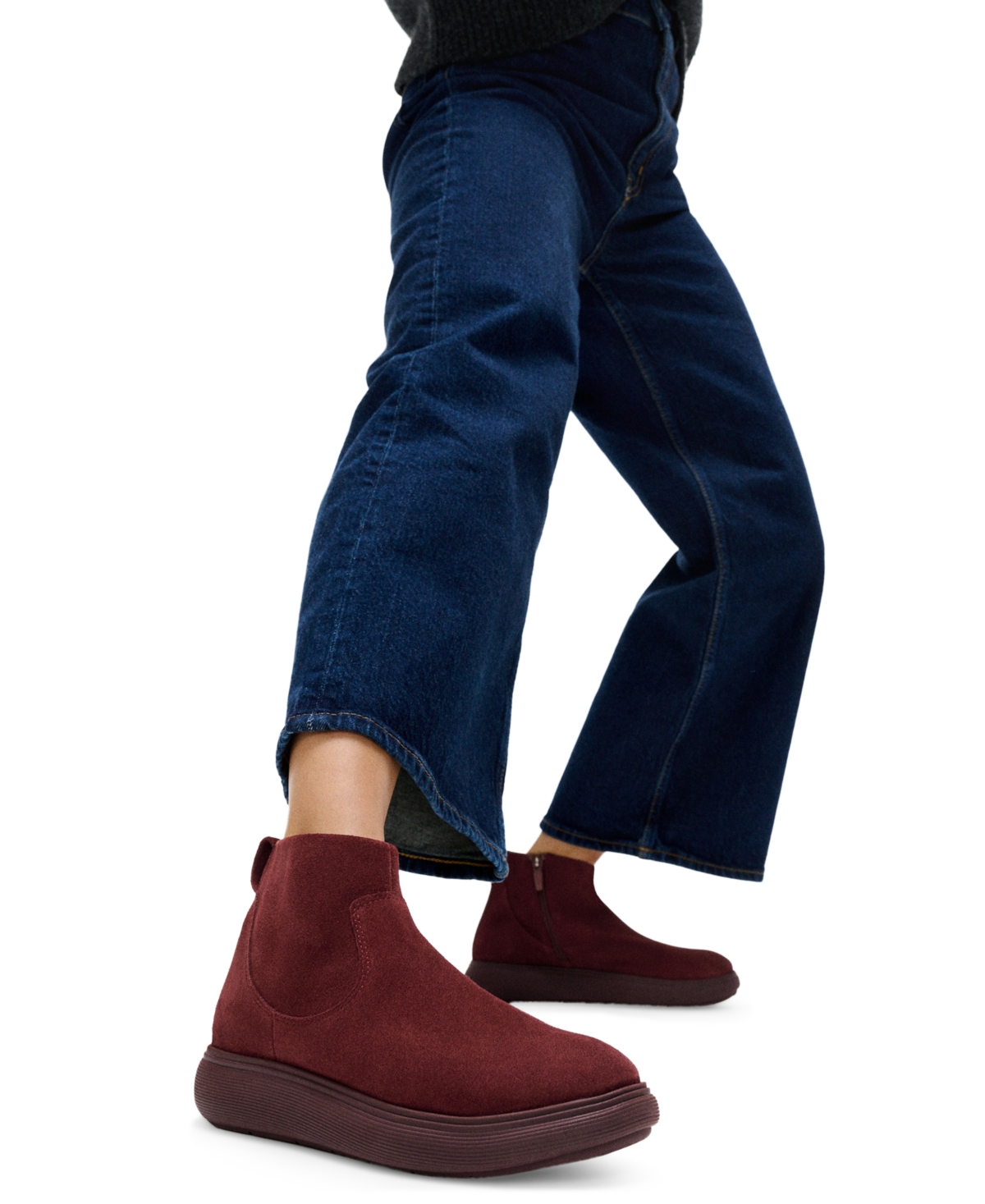 Fitflop Women's Iq-comff Suede Zip Ankle Booties In Brown