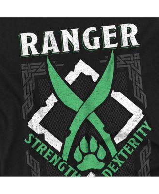 Big & Tall Dungeons Dragons Ranger Strength Dexterity T-Shirt