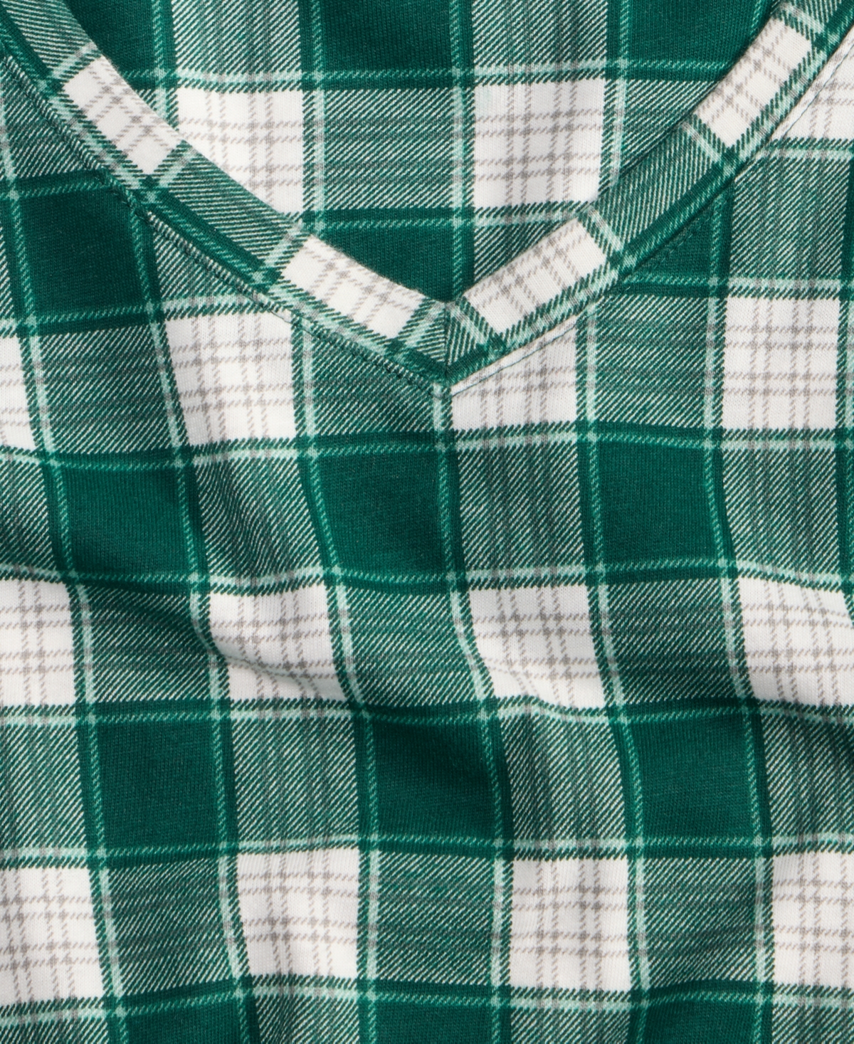 Charter Club Women's Printed Jersey Sleepshirt In Green