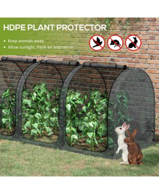 9 x 4ft Crop Cage with Zippe Doors and Storage Bag,