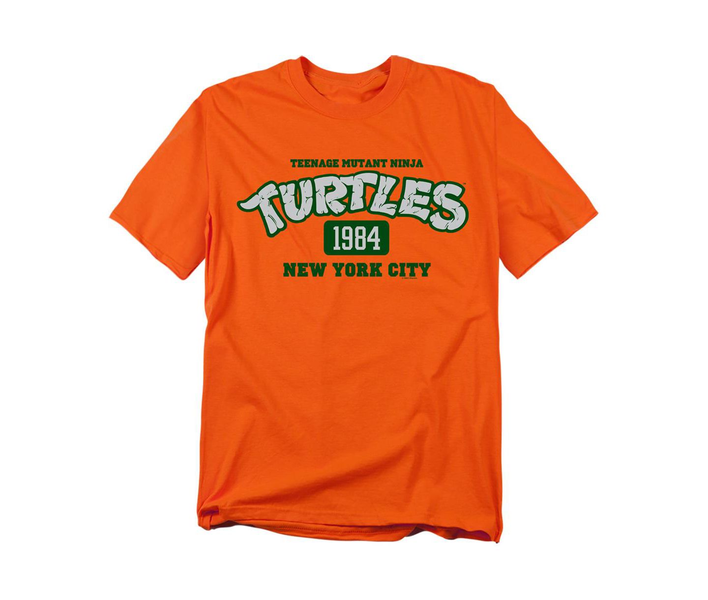 Мужская футболка Teenage Mutant Ninja Turtles Est. 1984 Nyc, цвет: Оранжевый — фото 1