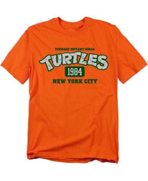 Мужская футболка Teenage Mutant Ninja Turtles Est. 1984 Nyc, цвет: Оранжевый