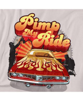 Men's Classic Car With Flames And Logo T-Shirt