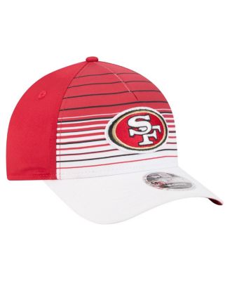 Men's White/Scarlet San Francisco 49ers Adventure Gradient 9FORTY M-Crown A-Frame Adjustable Hat