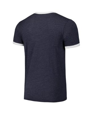 Men's Navy Seattle Mariners Ringer Tri-Blend T-Shirt