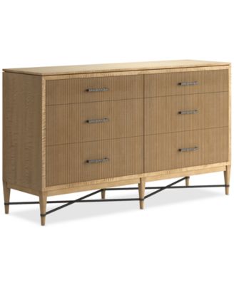 Loft 21.5" Wood 6-Drawer Dresser