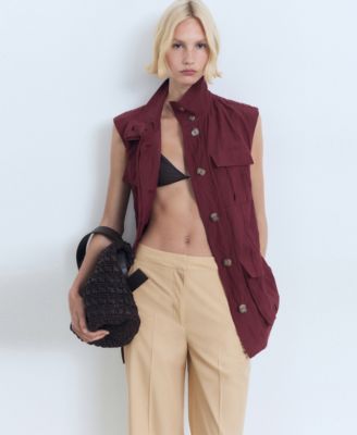 Women's Straight-Cut Crop Pants