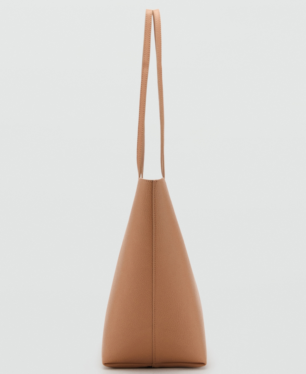 Mango Women's Double Handle Shopper Bag In Brown