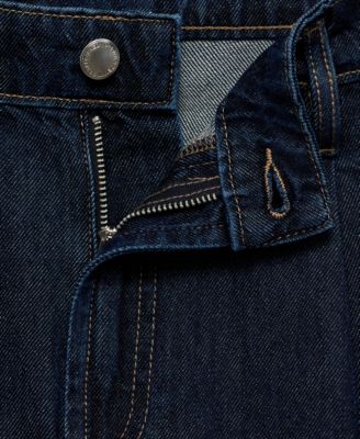 Women's Mid-Rise Pleated Denim Bermuda Shorts