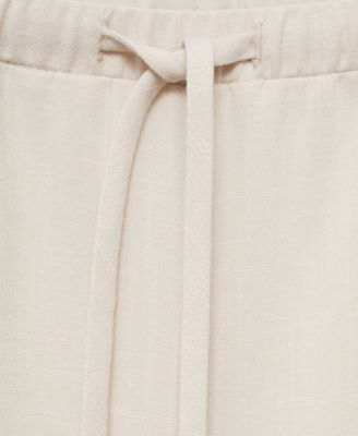 Women's Drawstring Straight Pants