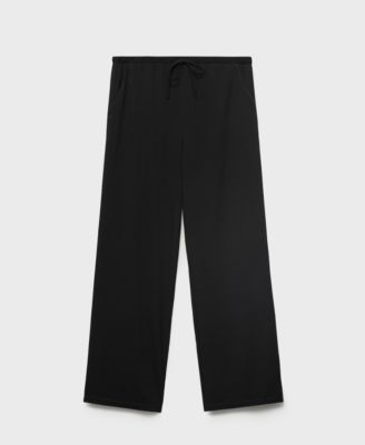 MANGO - Women's Drawstring Straight Pants