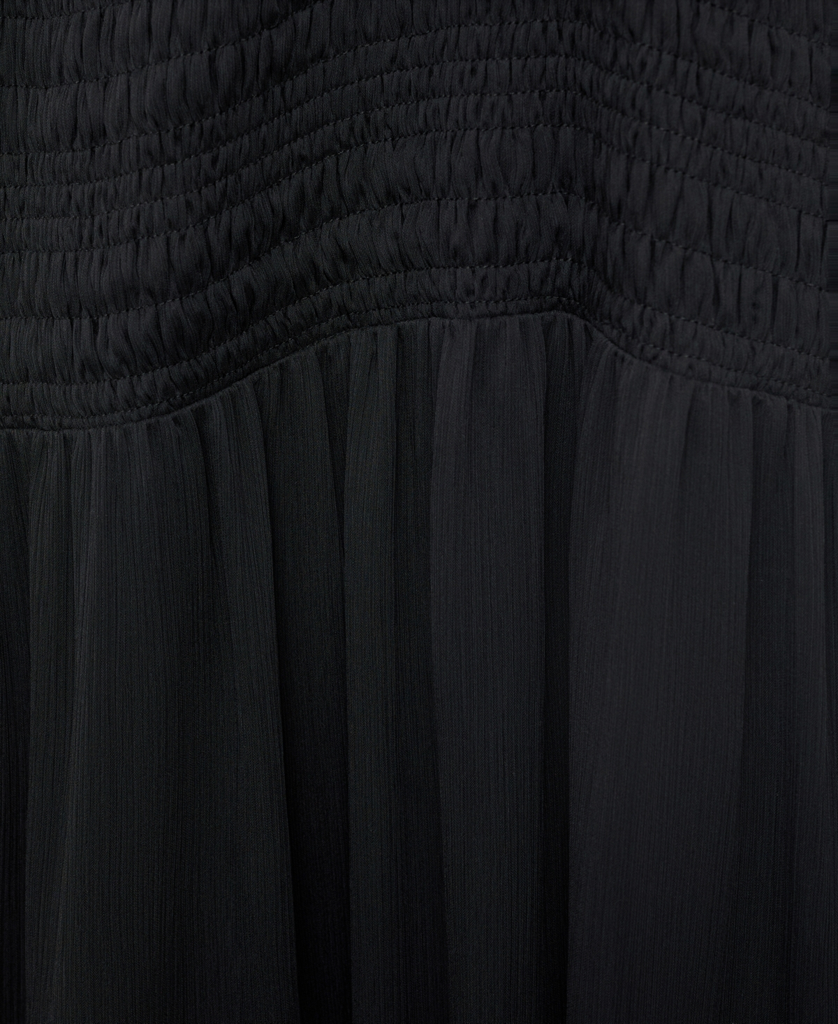 Mango Ruffle Tiered Halter Maxi Dress In Black