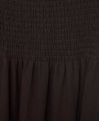 Women's Gathered Body Asymmetrical Dress