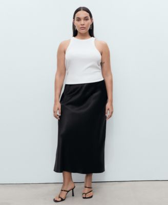 Women's Satin Long Skirt