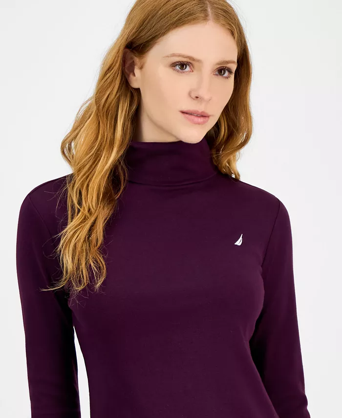 Jeans Women's Cotton Turtleneck Long-Sleeve T-Shirt, Online Only - thumbnail 5