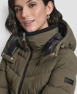 Women's Shine Hooded Anorak Puffer Coat