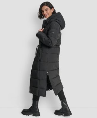 Women's Hooded Anorak Maxi Puffer Coat