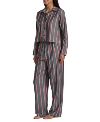 Women's Long Sleeve Top and High-Waist Pant Set