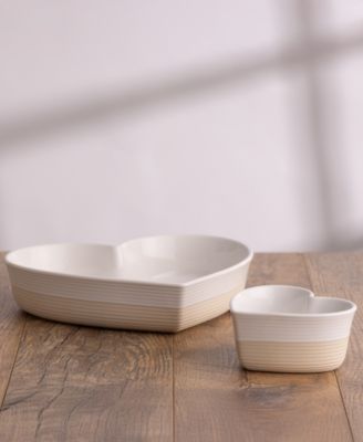 Rustic Charm Heart Dishes, Set of 2