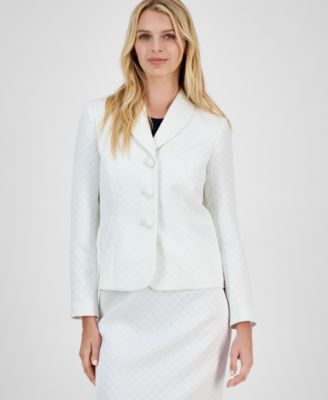 Women's Shawl-Collar Jacket & Pencil Skirt Suit Set